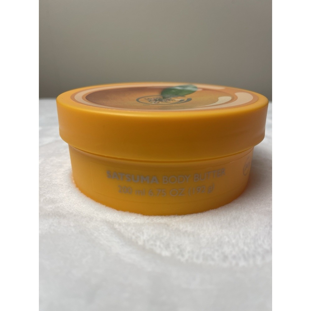 The Body Shop SATSUMA Energising Body Butter Normal Dry Skin 6.75 oz/200mL New - Picture 2 of 6